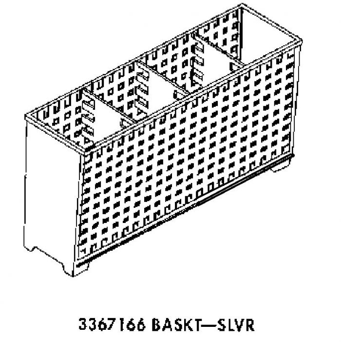 8539066 Sears Kenmore Dishwasher Silverware Basket