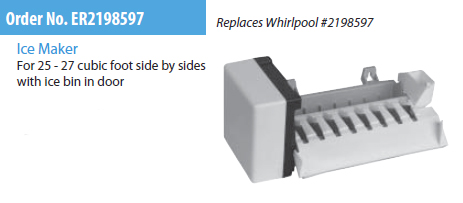 ER2198597 ERP Whirlpool Replacement Icemaker