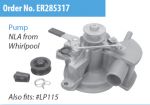ER285317 ERP Replacement Water Pump Whirlpool 285317