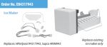 ER4317943 ERP Replacement for Whirlpool Universal 8 Cube Icemaker Kit